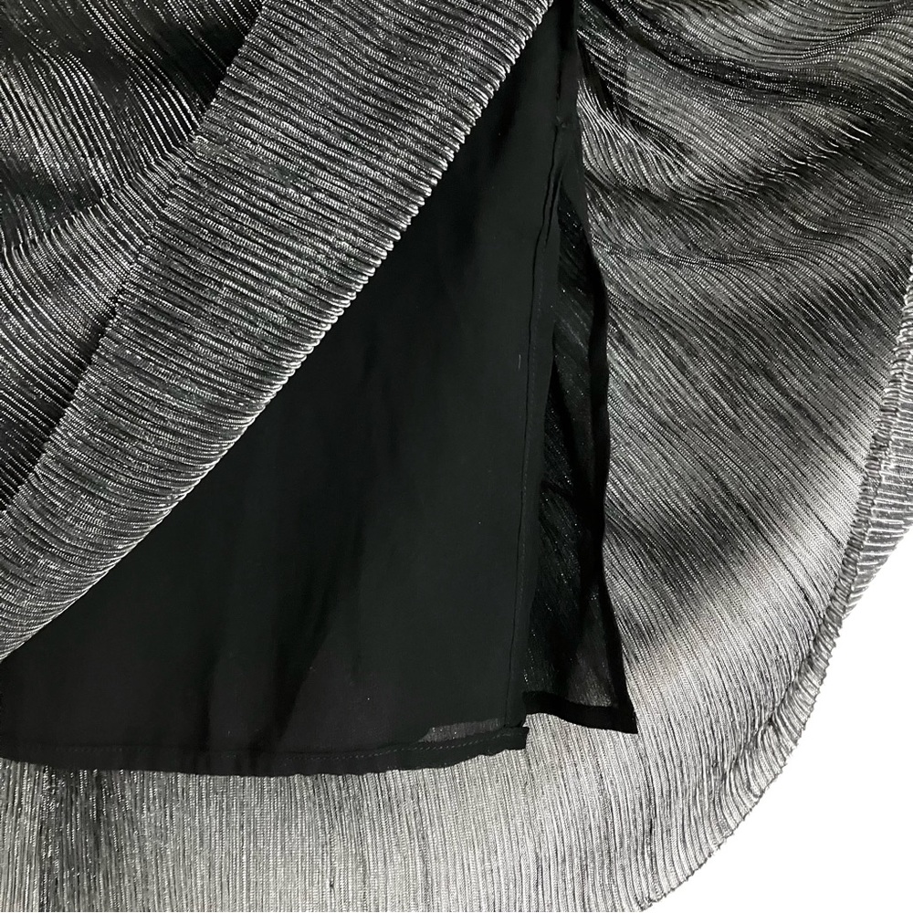 Isabel Marant Étoile Beatrice Gunmetal Metallic Skirt Size 38 - Picture 10 of 16